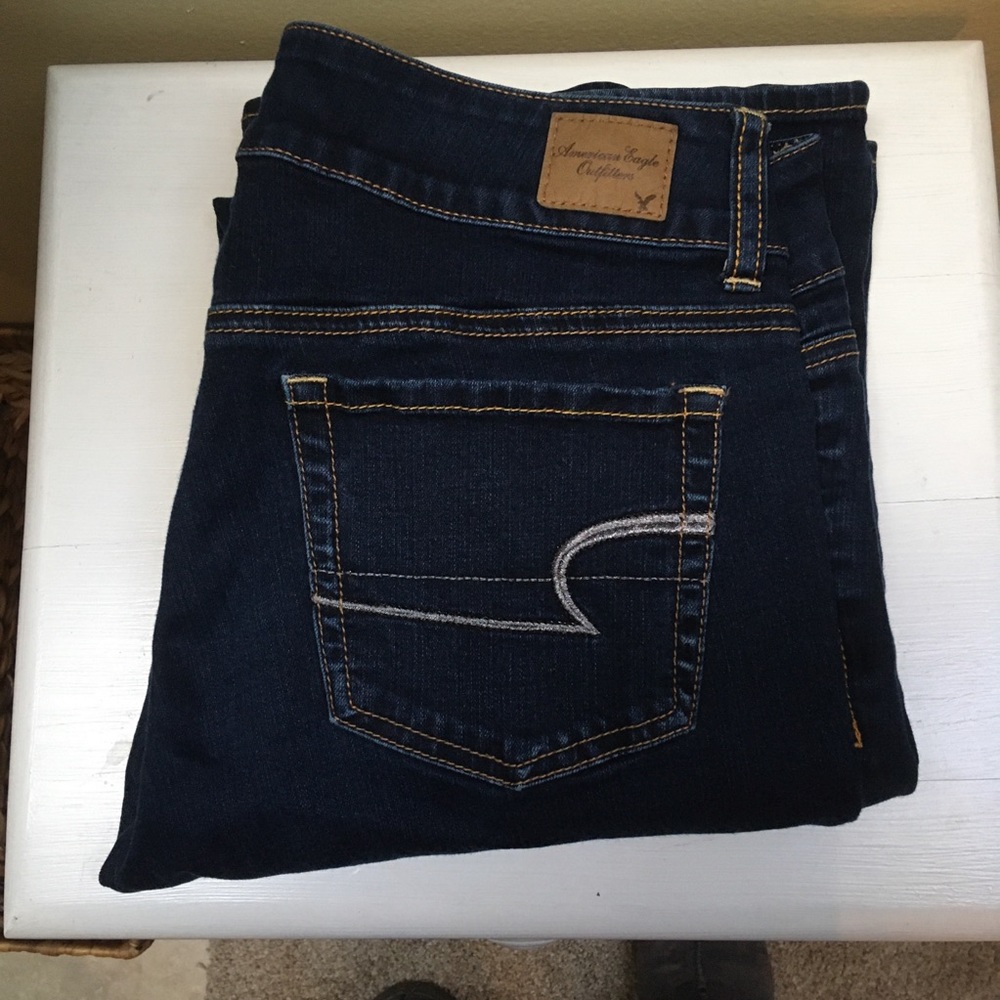American Eagle Artist dark wash bootcut jeans